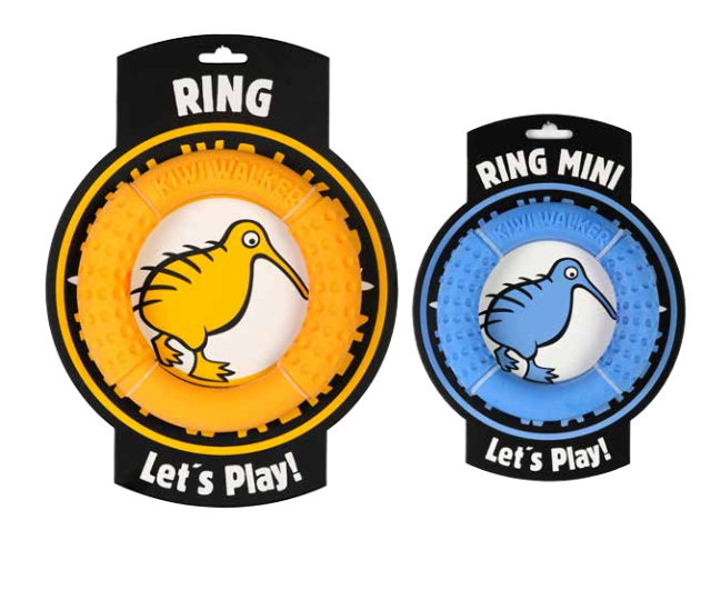 קיווי טבעת משחק  LARGE לכלבים 18 ס"מ 