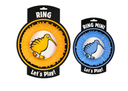 קיווי טבעת משחק  LARGE לכלבים 18 ס"מ