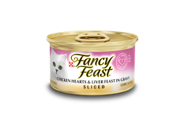 24 יחידות פנסי פיסט פורינה פחיות לחתול חתיכות לבבות עוף וכבד ברוטב