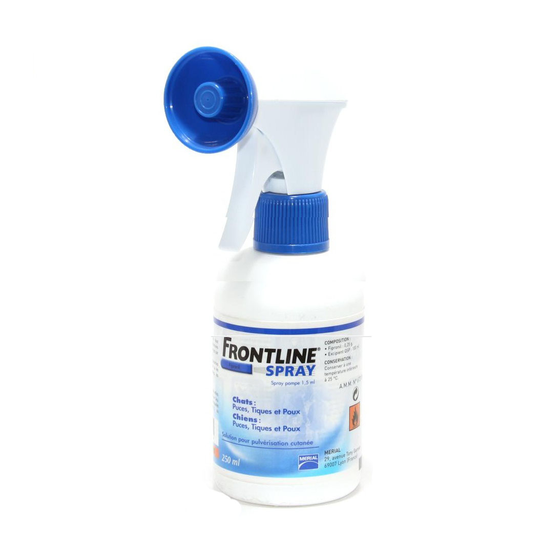 תרסיס למניעת קרציות ופרעושים בחתולים פרונטליין