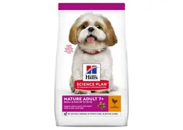 מזון לכלבים מבוגרים מגזע קטן 7+ הילס סיינס פלאן עוף