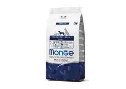 מונג' לכלב בוגר מגזע בינוני עוף ואורז