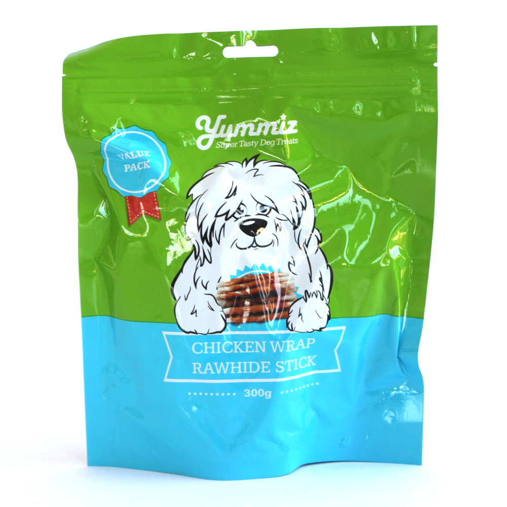 יאמיז לכלב לעסניות מצופות עוף