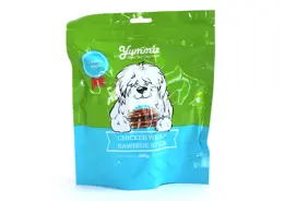 יאמיז לכלב לעסניות מצופות עוף