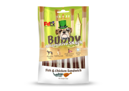 באדי סנאק חטיפי מקלות עוף ודגים פרוסים דק דק