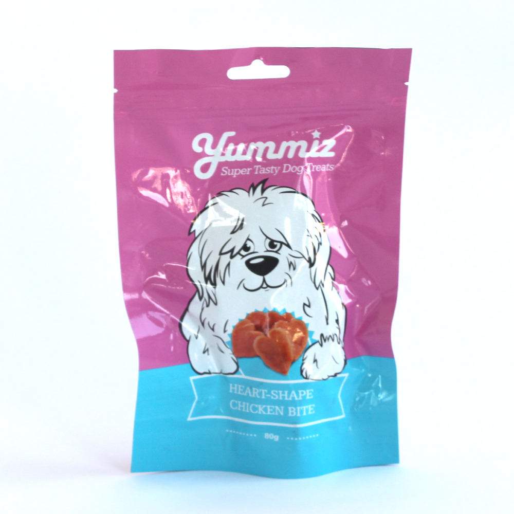 יאמיז לכלב נגיסי עוף בצורת לבבות