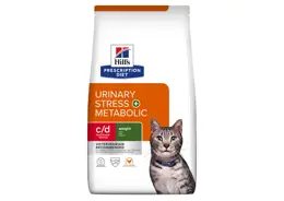 מזון רפואי לחתולים הילס C/D סטרס + מטבוליק