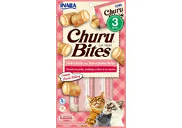 חטיף אינאבה בייטס עוף עם טונה וסלמון לחתול