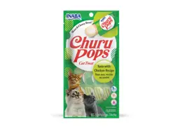 אינאבה חטיף לחתול צ'ורו פופס טונה ועוף