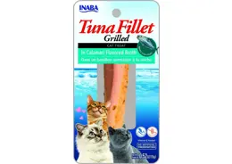 מעדן אינאבה טונה לחתול בטעם קלמארי קלוי