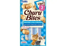 חטיף אינאבה בייטס עוף עם טונה וצדפות לחתול