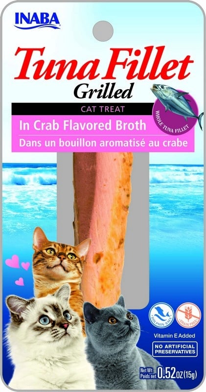 מעדן אינאבה טונה לחתול בטעם סרטן