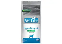 פרמינה וט לייף מזון יעודי לכלב היפואלרגני ביצה ואורז