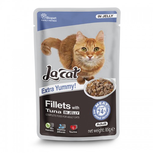 פאוץ' נתחוני לה קט עם טונה בג'לי