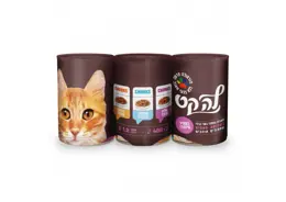 לה קט מולטיפק נתחונים 3*400 גרם