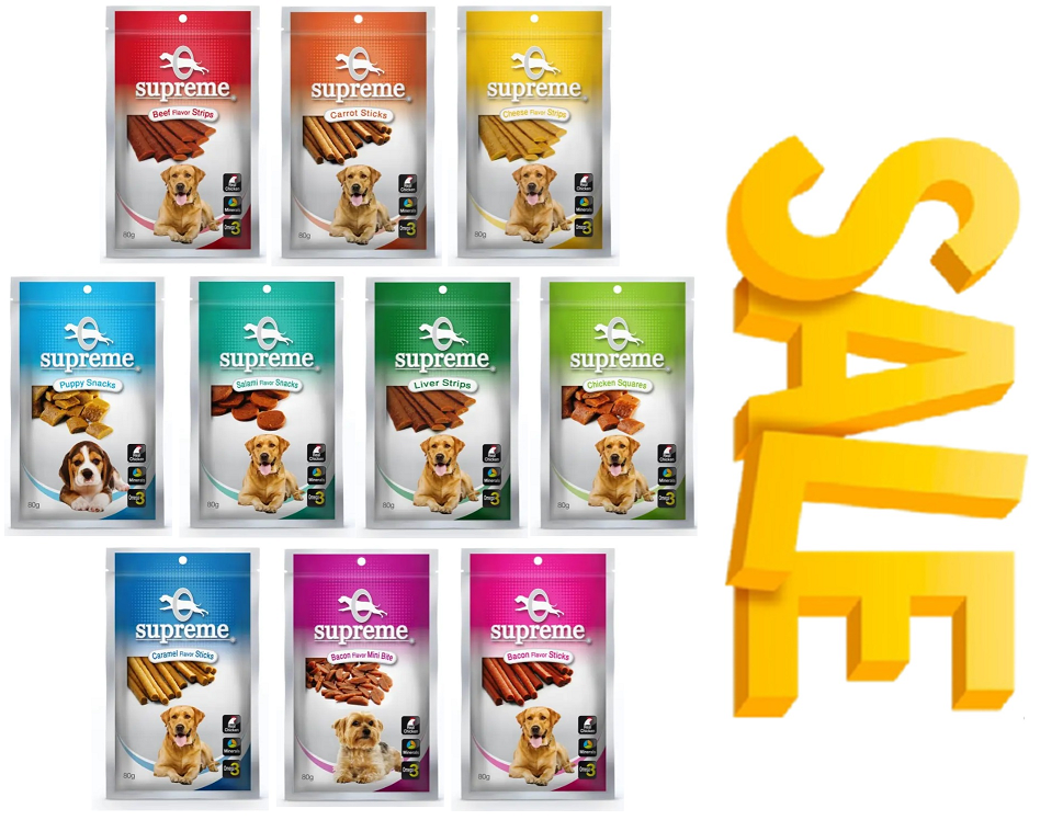 מבצע! 12 יחידות חטיפי סופרים לכלב ב-99ש"ח בלבד!