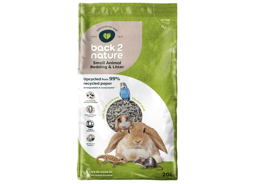 מצע נייר ממוחזר למכרסמים וציפורים 20 ליטר