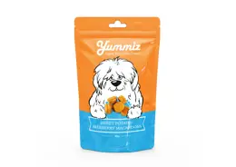 יאמיז לכלב מקרון אוכמניות ובטטה טבעוני