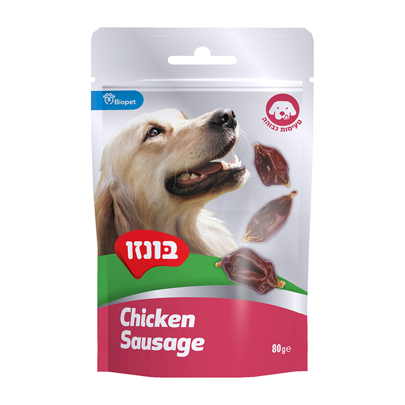 חטיף בונזו נקניקיות עוף 