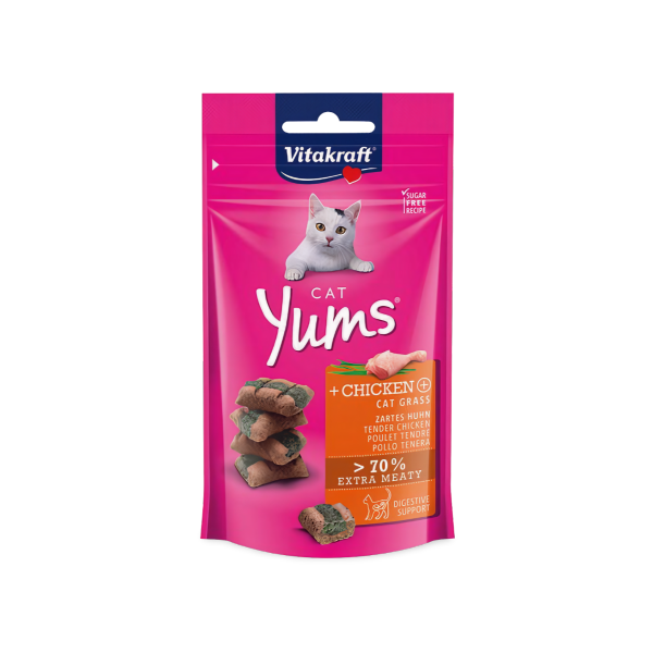 חטיפי בייטס לחתולים בטעם עוף ויטה קראפט  