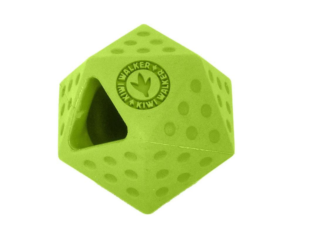 קיווי ווקר כדור לפינוקים - צעצוע אינטראקטיבי עם חורים לשיפור החוויה 