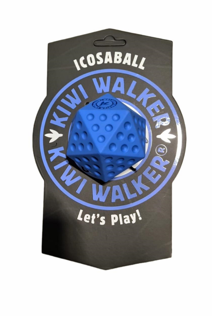 קיווי ווקר כדור לפינוקים - צעצוע אינטראקטיבי עם חורים לשיפור החוויה  MAXI