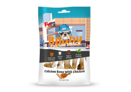 באדי סנאק עצם קלציום לכלב בציפוי בשר עוף