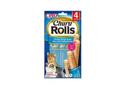 אינאבה חטיף לחתול רול טונה וצדפות