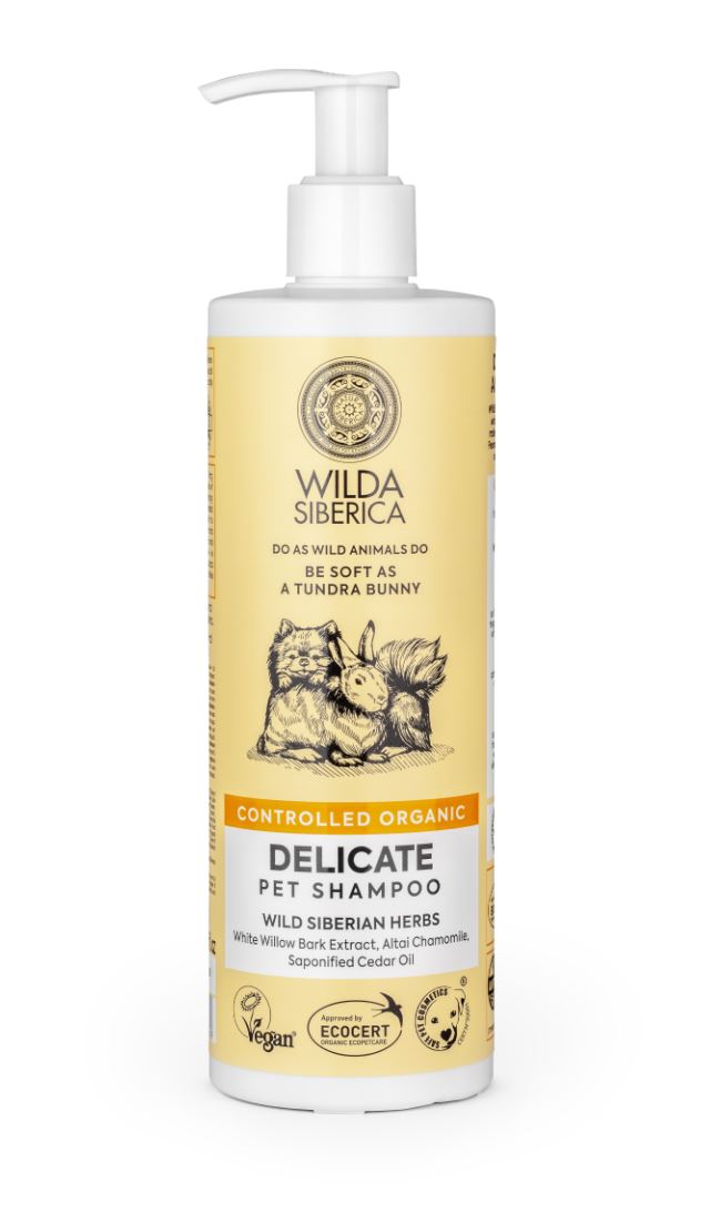 שמפו לגורים ובעלי עור רגיש לכלבים וחתולים ווילדה סביריקה