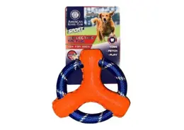 צעצוע גומי תלת מימדי עם חבל לכלב